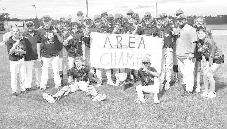AREA CHAMPS- The Ropes Eagles are UIL Class 2A Area Baseball Champions with a two games to one win over the Sunray Bobcats last week in Amarillo and Dimmitt. Quarterfinal opponent and game times will be posted as soon as they are available. (Photo Courtesy of Jay Kelley)