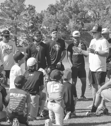 BASBALL CAMP - The Levelland High School hosted a baseball camp this past Wednesday through Thursday as they taught the younger group of kids the fundamentals over the two day camp. (Staff photo by Aalijah Soliz)