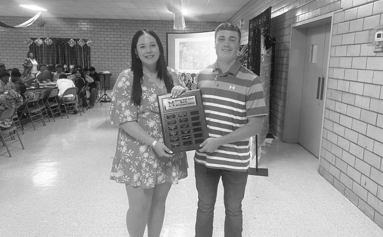 ALL ROUND ATHLETE - Morton athletes Cade Lyon and Clarissa Holland both earned Athlete of the Year this past Tuesday at their Sports Banquet. (Photo courtesy of Morton ISD)